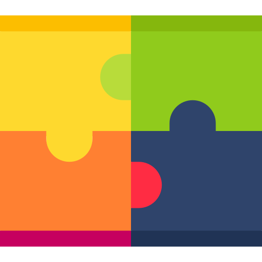 Puzzle Basic Straight Flat icon