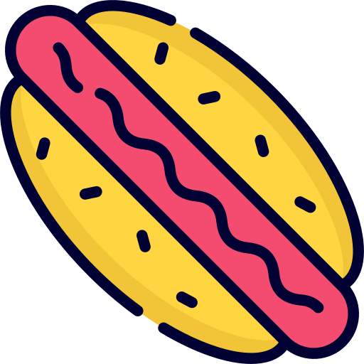 hot dog icono gratis