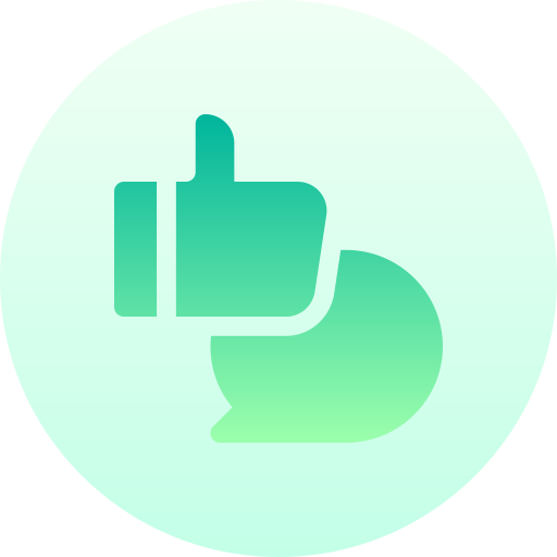 feedback Basic Gradient Circular icoon