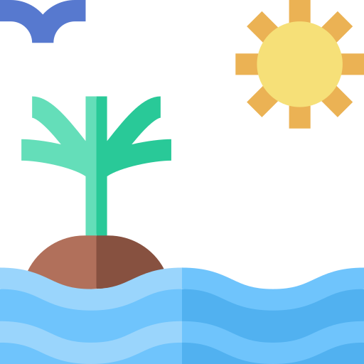 ilha grátis ícone ilha grátis ícone