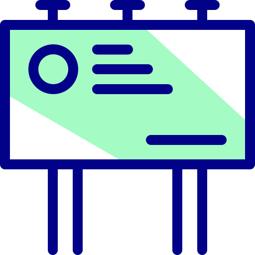 Рекламный щит бесплатно иконка Рекламный щит бесплатно иконка