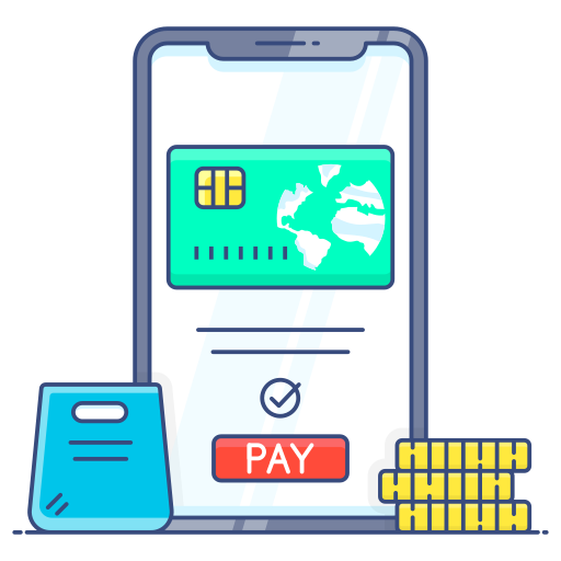 Pay card - free icon