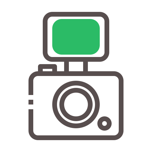 cámara fotográfica icono gratis