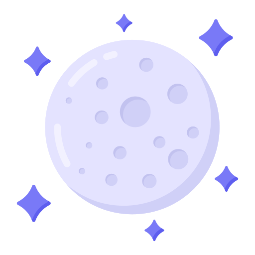 luna llena icono gratis