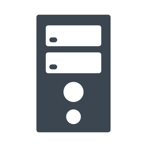 Hard drive Generic Blue icon