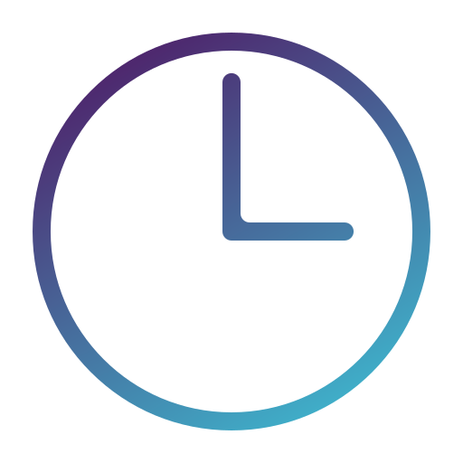 Time Generic Gradient Icon