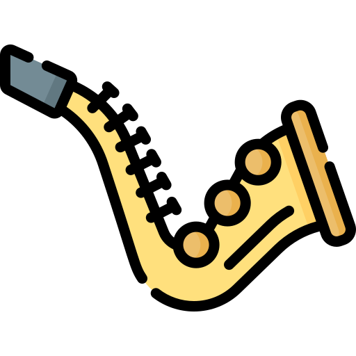 Saxophone Special Lineal color icon