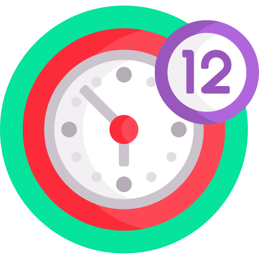 12 stunden kostenlos Icon 12 stunden kostenlos Icon