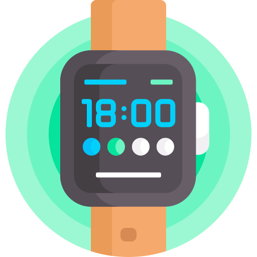 reloj digital icono gratis