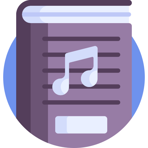 livro de musica grátis ícone