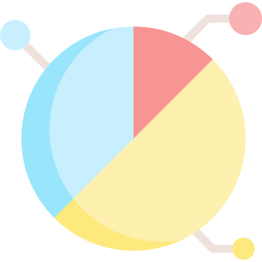 gráfico circular icono gratis