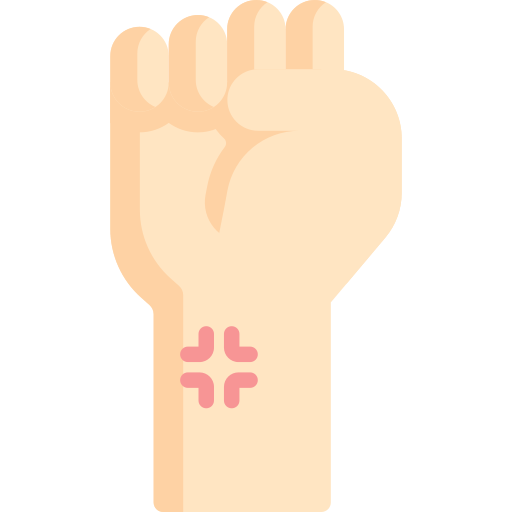 Fist Special Flat icon