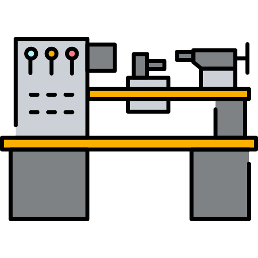 Lathe Machine Generic Outline Color Icon