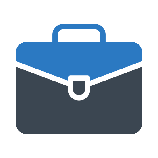 Briefcase Generic Blue icon