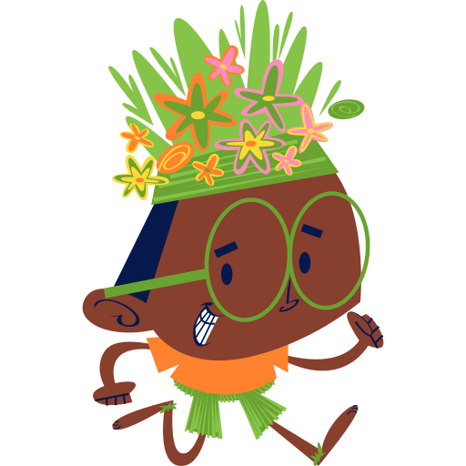 couronne de fleurs gratuit sticker