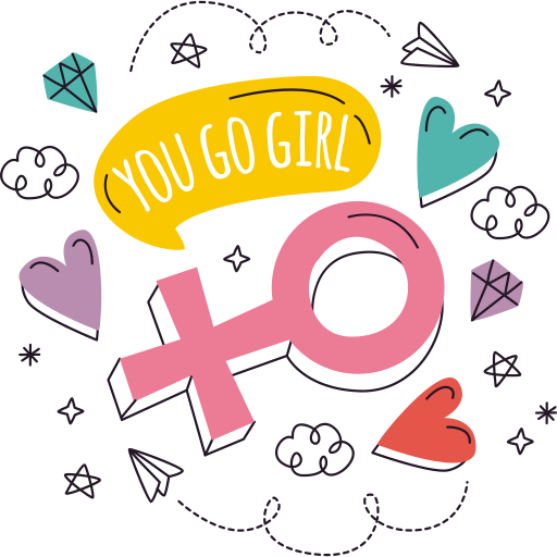 poder feminino grátis figurinha