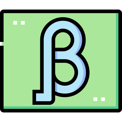 Green B Icon, PNG ClipArt Image