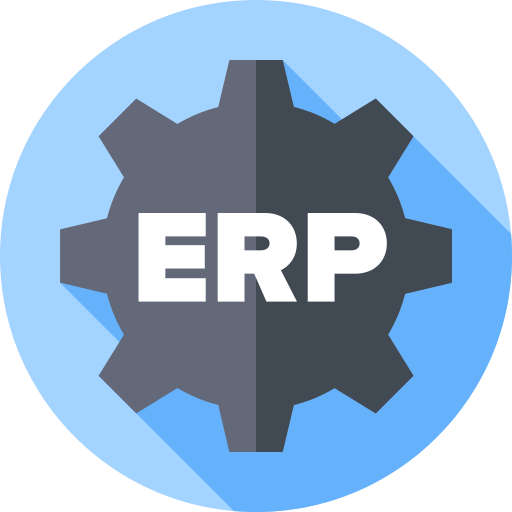 Black ERP Icon or Logo, Enterprise Resource Planning ERP Process Stock  Vector - Illustration of flat, marketing: 130658264