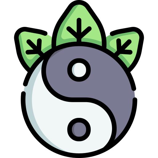 yin yang icono gratis