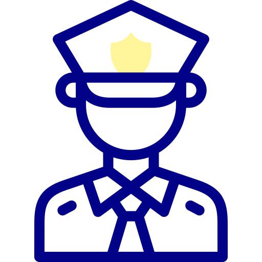 policía icono gratis