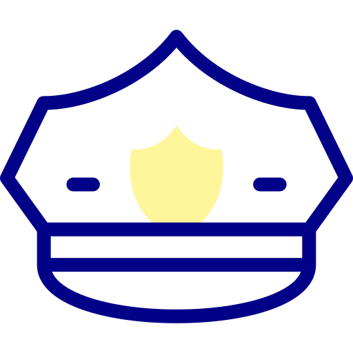 chapeau de policier Icône gratuit chapeau de policier Icône gratuit