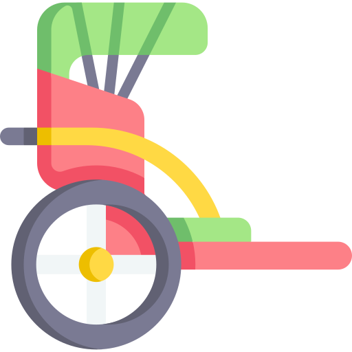 ciclo rickshaw icono gratis