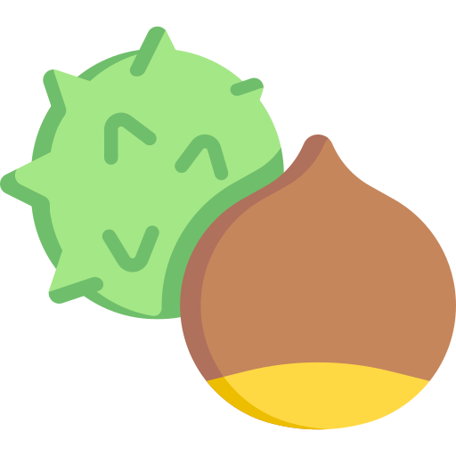 castaña icono gratis