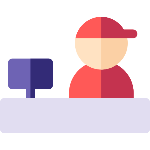 출납원 무료 아이콘