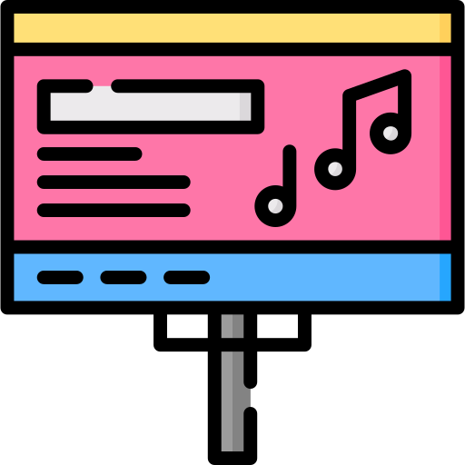 cartelera icono gratis