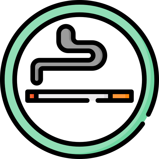 Área de fumadores icono gratis