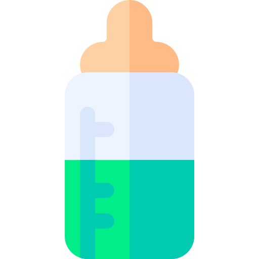 Feeding bottle Basic Rounded Flat icon