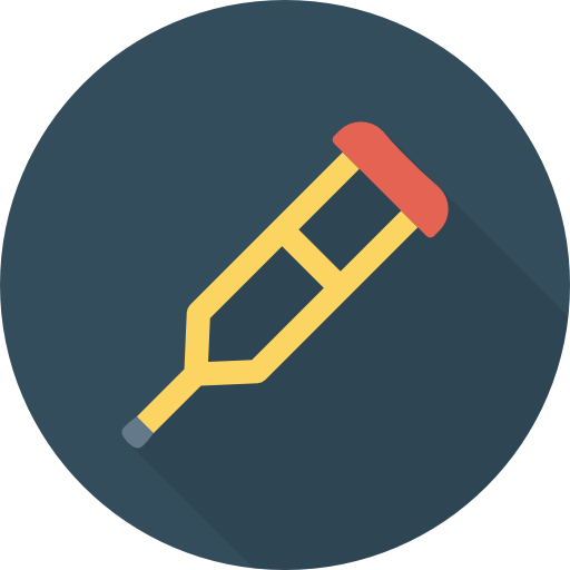 muletas grátis ícone