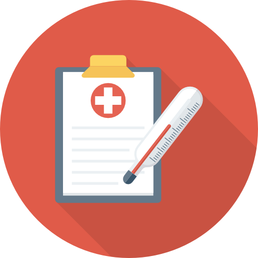 informe médico icono gratis