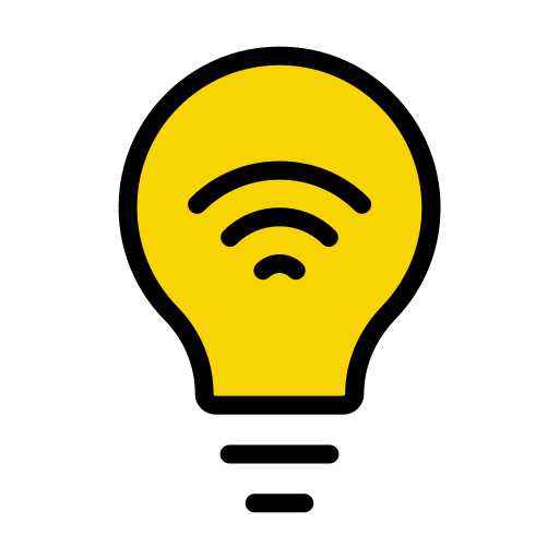 luz inteligente icono gratis