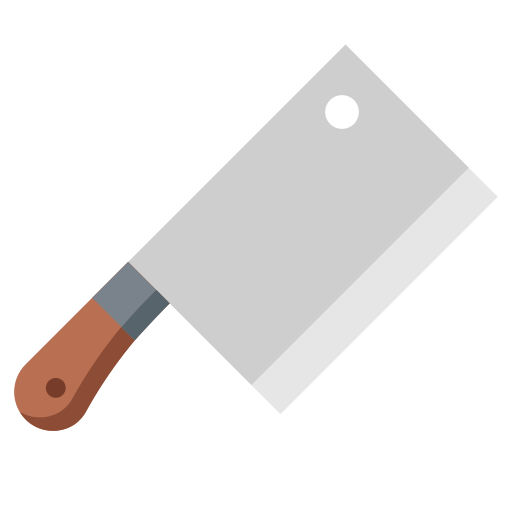 butcher knife cartoon