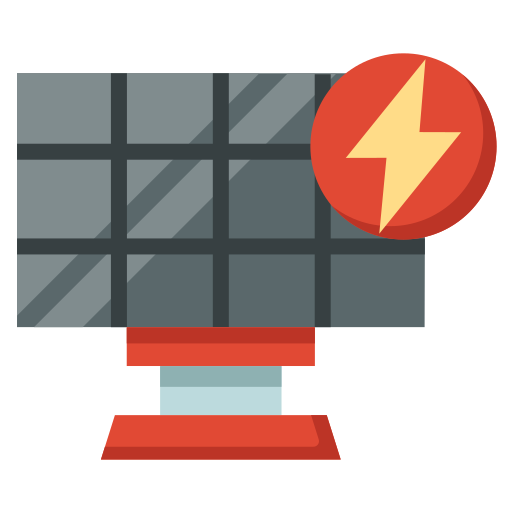 panel solar icono gratis