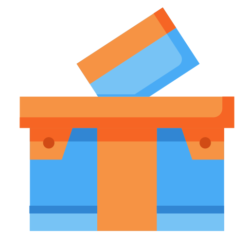 Voting box free icon