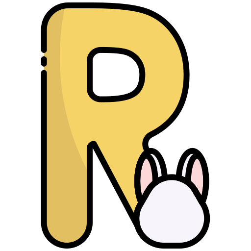 Letter r Generic Outline Color icon