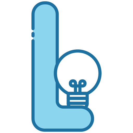 letra l icono gratis