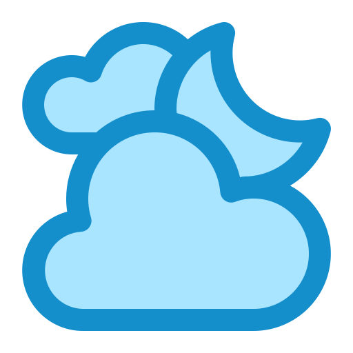 Пасмурная ночь бесплатно иконка Пасмурная ночь бесплатно иконка