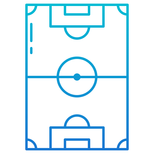 campo de fútbol icono gratis