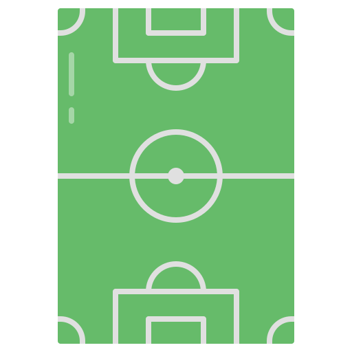 Soccer field Generic Flat icon