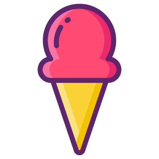 Ice cream Flaticons Lineal Color icon