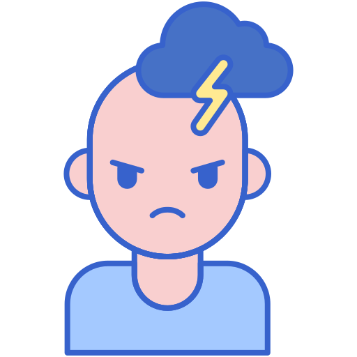 Anger Flaticons Lineal Color icon