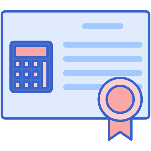 certificado icono gratis