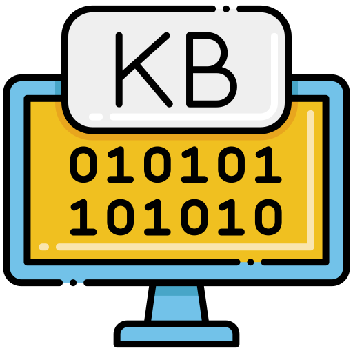 kilobyte icono gratis