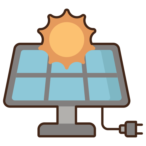 energia solar grátis ícone
