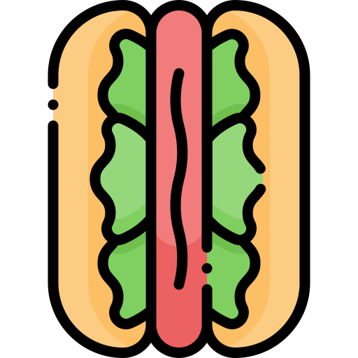 hot dog icono gratis