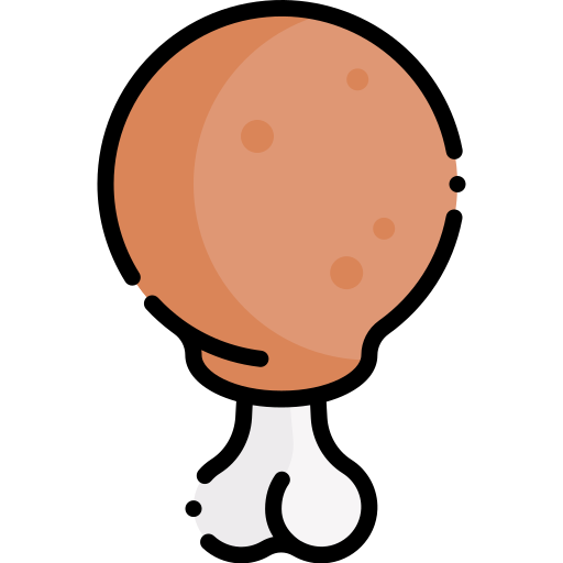 Fried chicken free icon