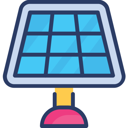 energía solar icono gratis